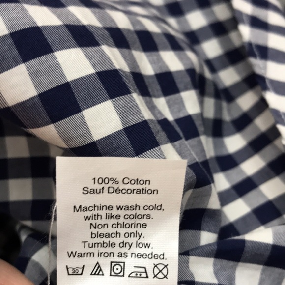 Madewell Smocked Gingham Off-the-Shoulder Top XL - Picture 15 of 15